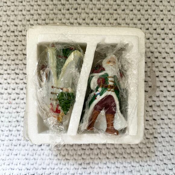 Lenox 1994 Porcelain Miniature Santa Collection Mrs Claus Holding A Tree W Box - Picture 2 of 8